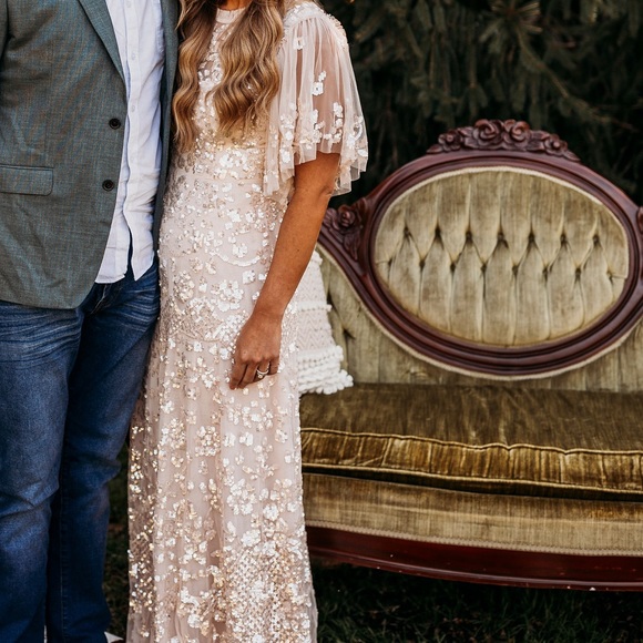 Needle & Thread Dresses & Skirts - Needle & Thread embellished sequin maxi dress 6